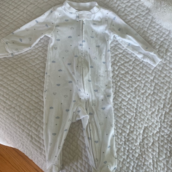 BABY BOY SIZE 6 MONTHS FALL/WINTER FOOTIE PJ BUNDLE - Picture 4 of 9